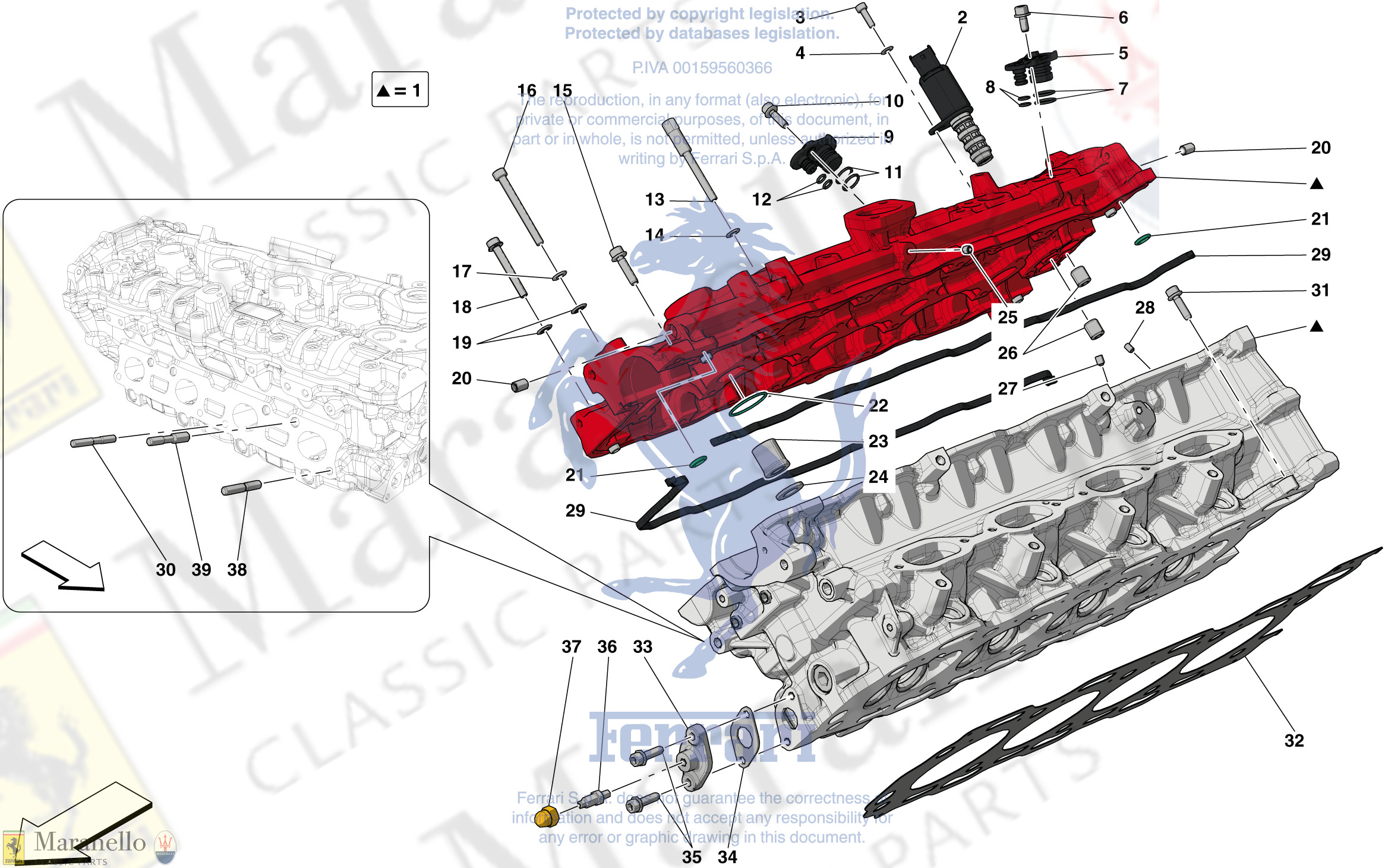 011 - Cylinder Heads - Rh Cylinder Head