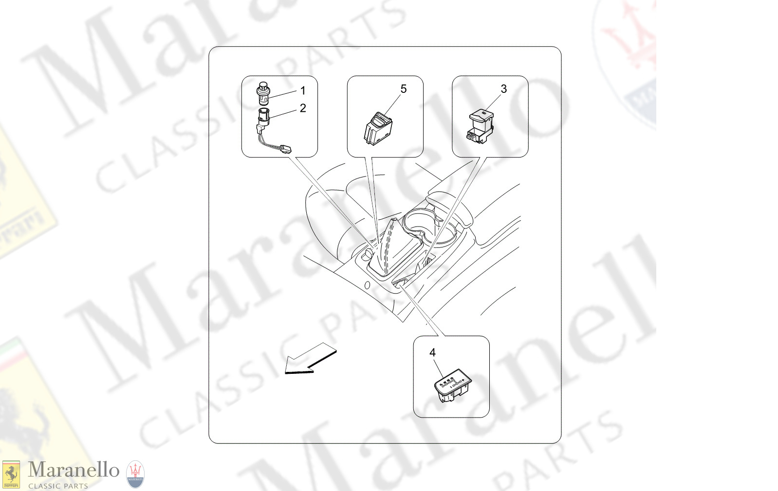 08.51 - 11 - 0851 - 11 Centre Console Devices