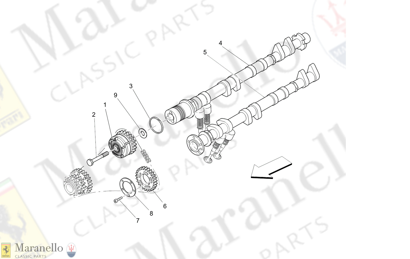 01.23 - 1 - 0123 - 1 Lh Cylinder Head Camshafts