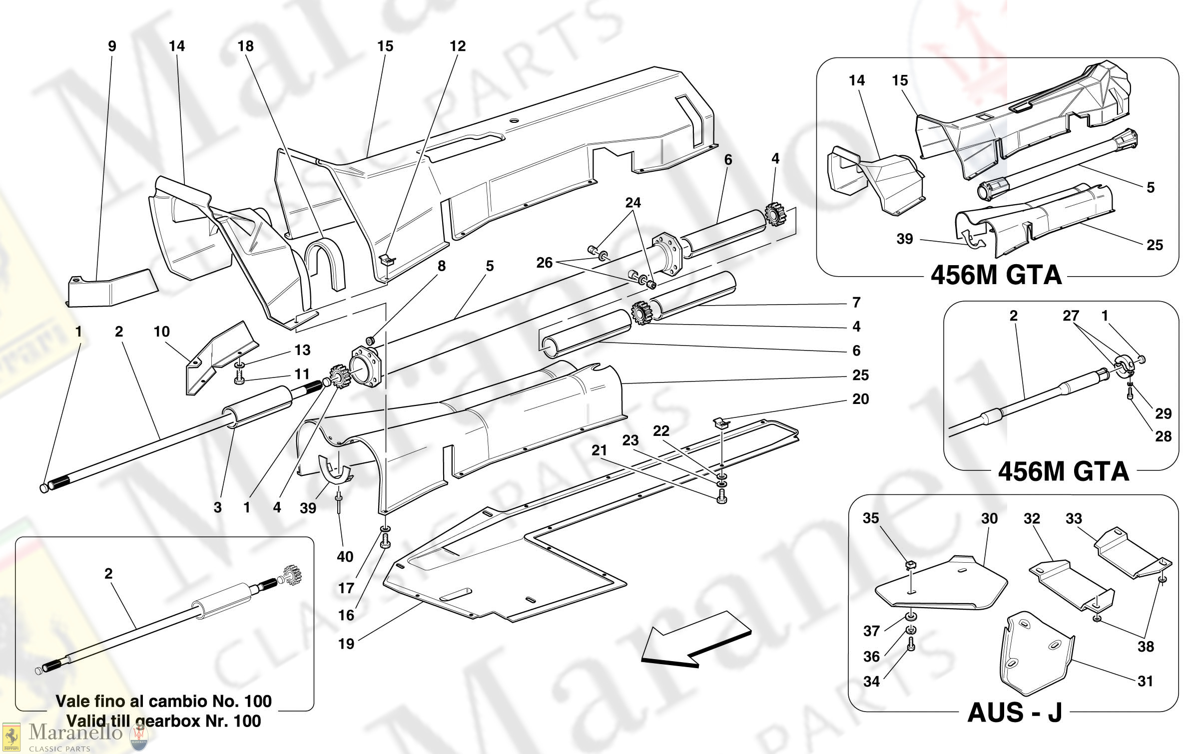 040 - Engine Connection Tube - Gearbox And Insulation