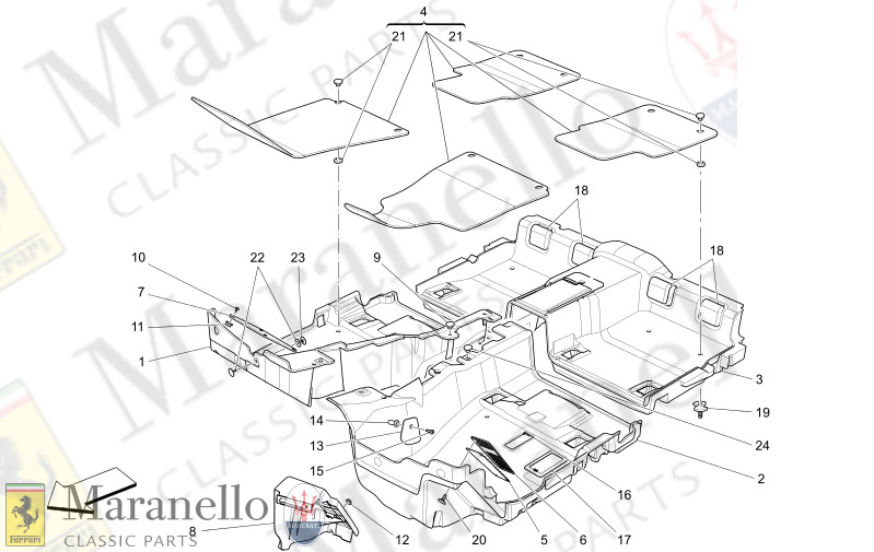 09.60 - 1 PASSENGER COMPARTMENT MATS