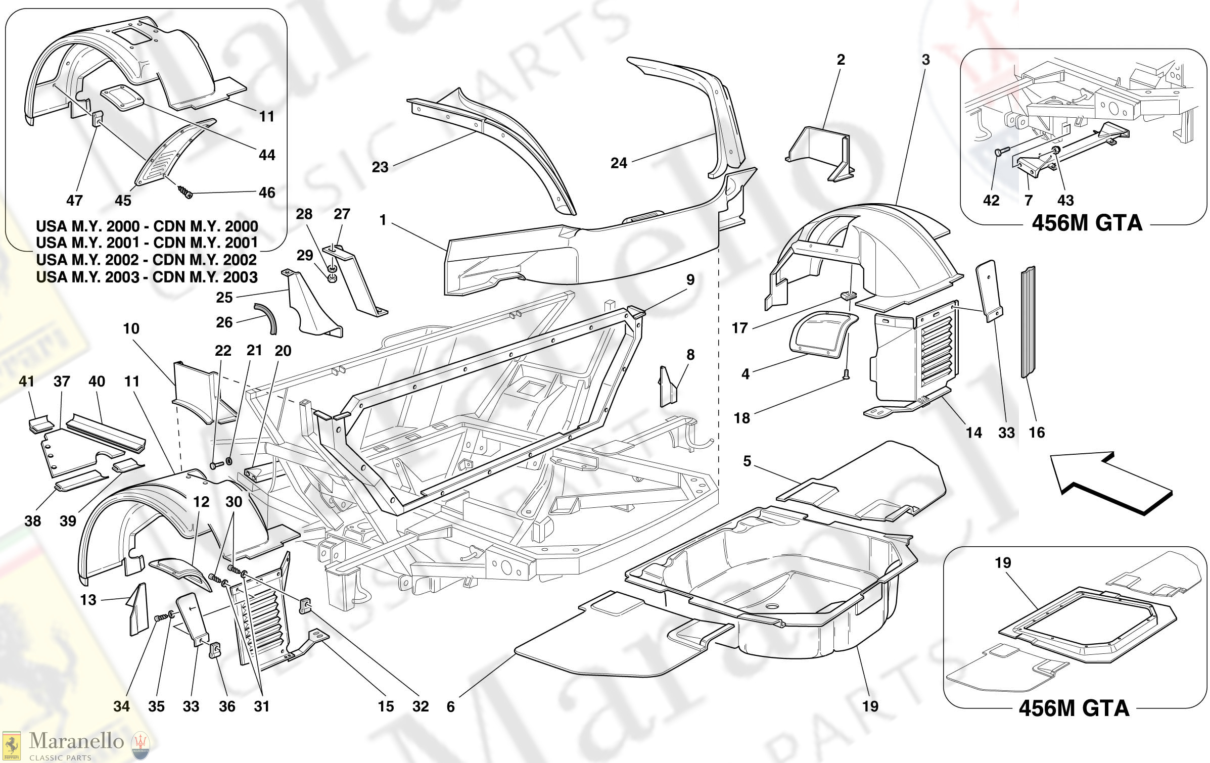 103 - Rear Structures And Components