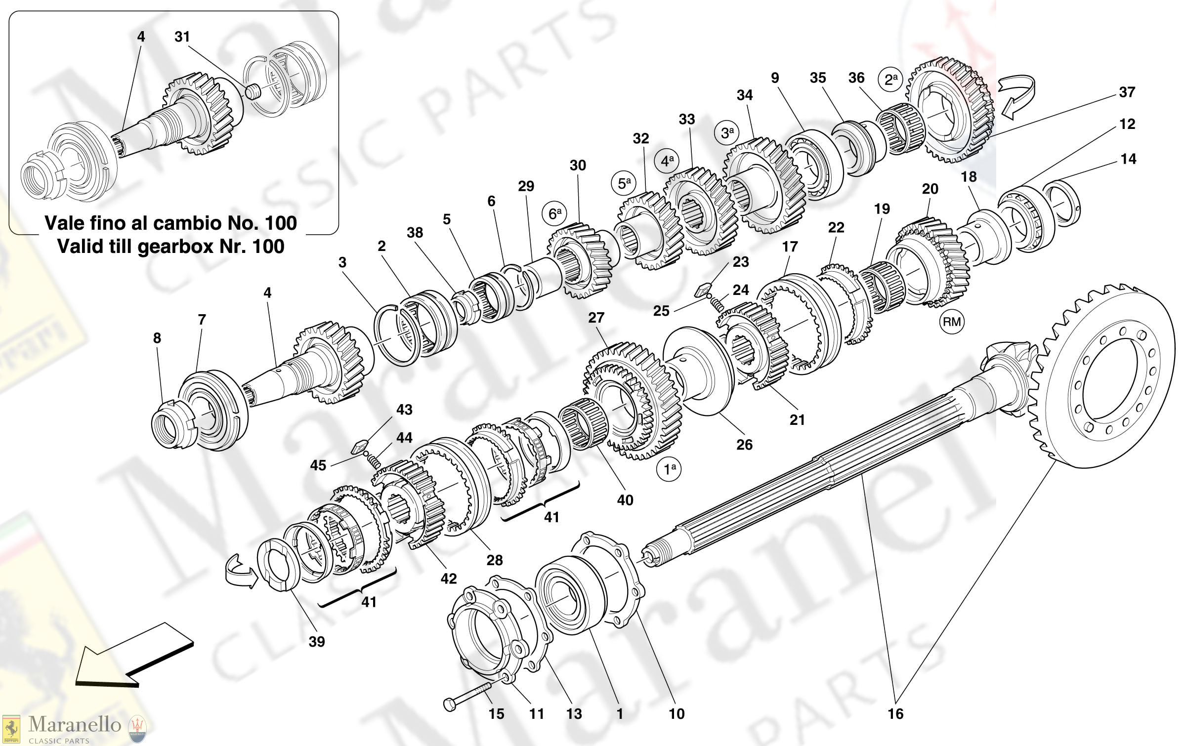 036 - Lay Shaft Gears -Not For 456M Gta-