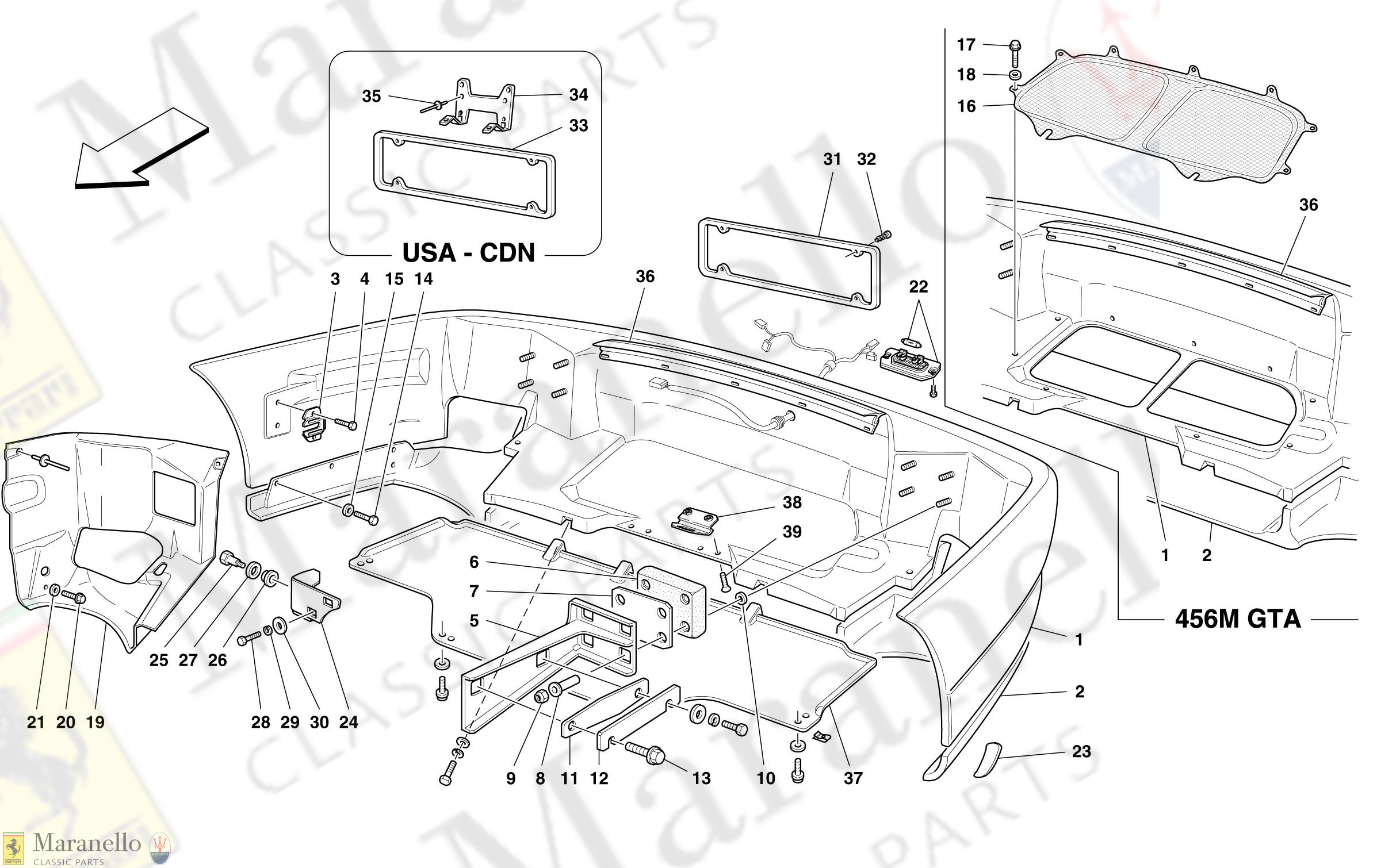 106 - Rear Bumper