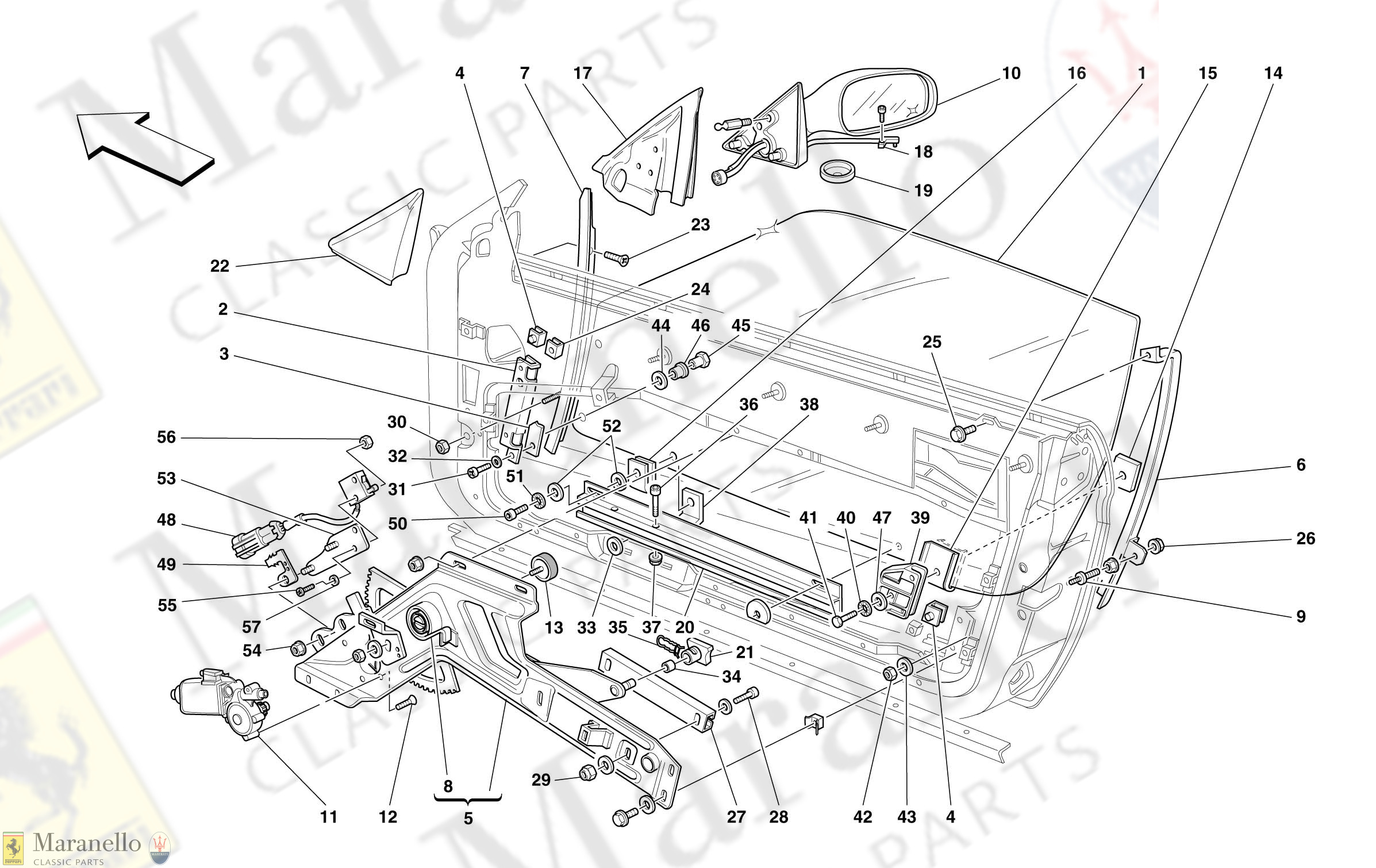 118 - Doors - Power Window And Rearview Mirror