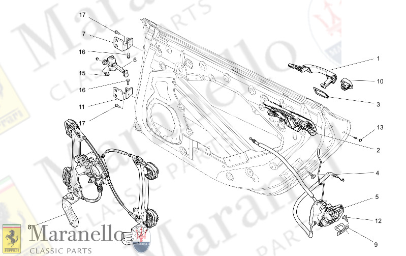 09.33 - 1 REAR DOORS MECHANISMS