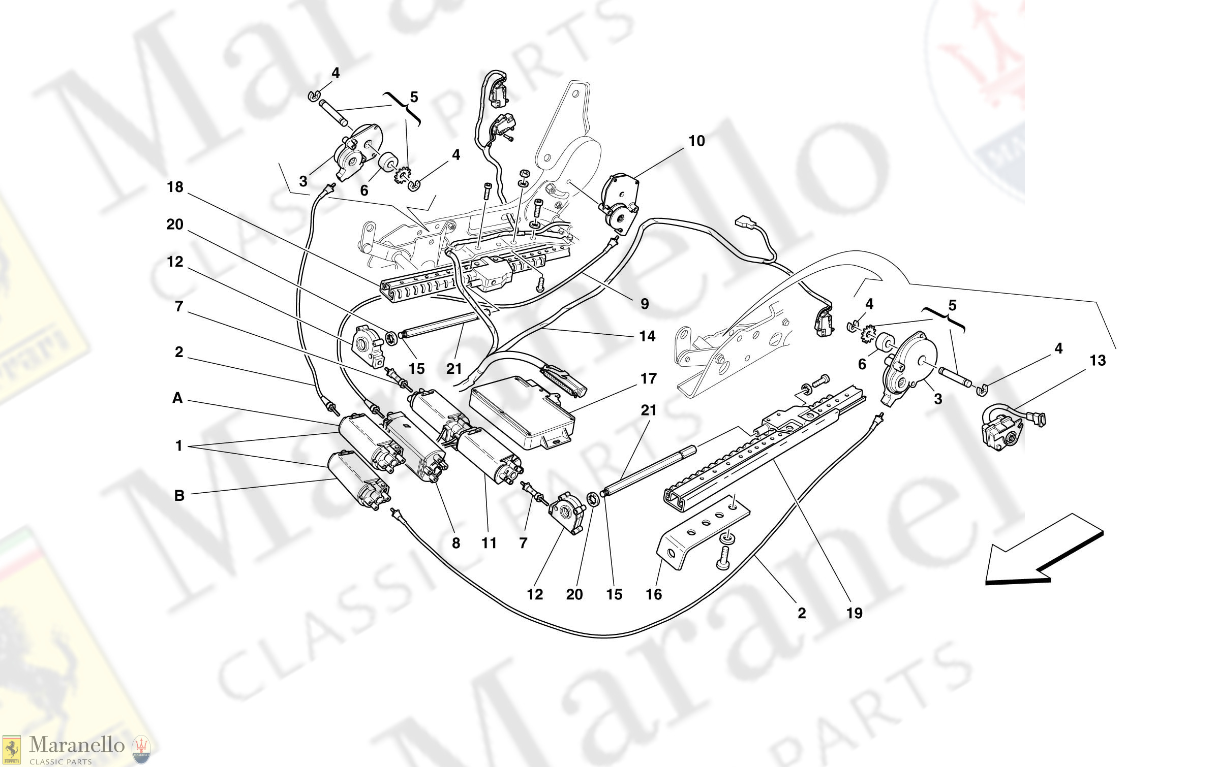 121 - Front Seat Movement System