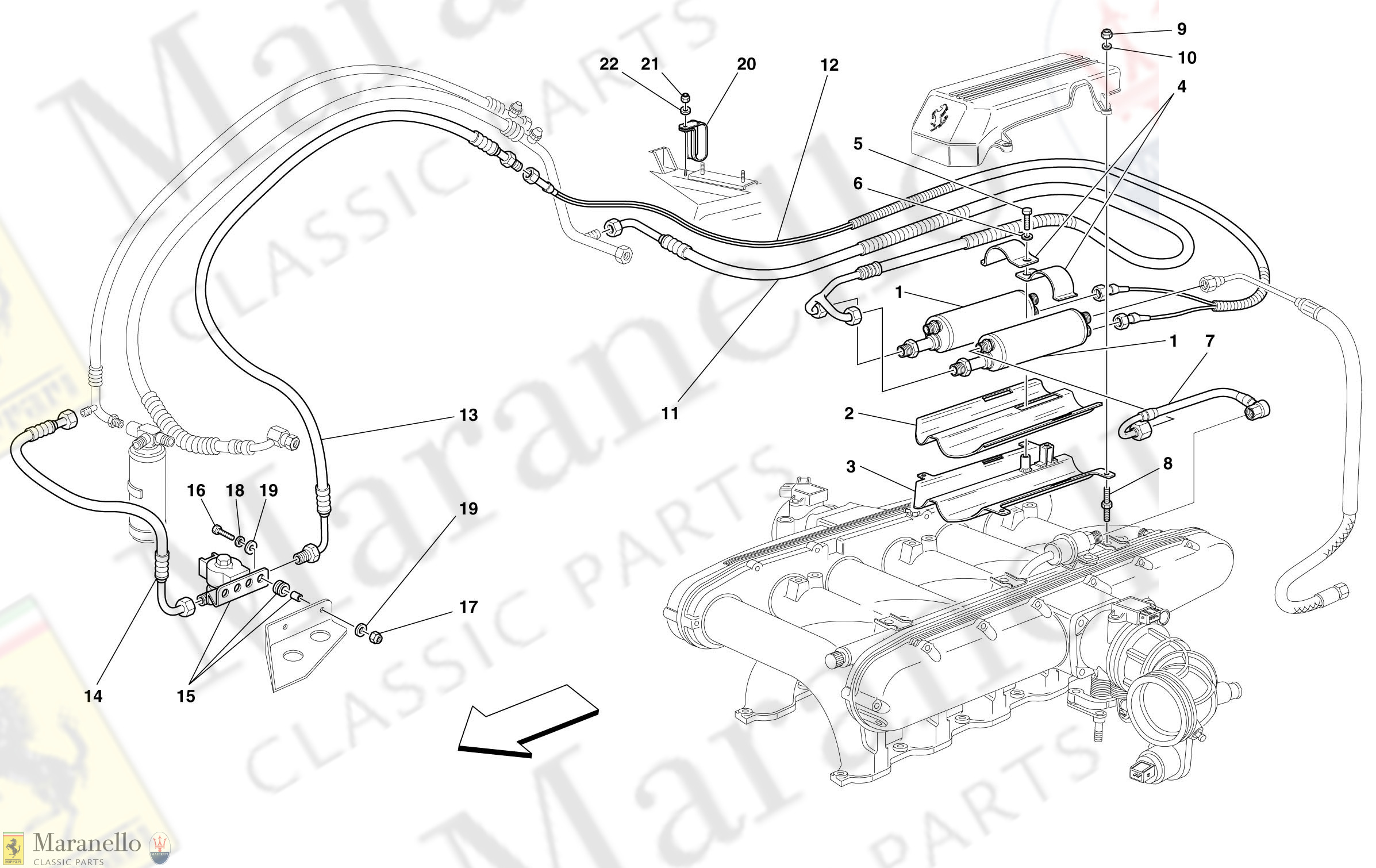 010 - Fuel Cooling System -Valid For Usa M.Y. 2000, Usa M.Y. 2001, Usa M.Y. 2002, Usa M.Y. 2003, Cdn M.Y.