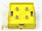 Yellow Hexagonal Tyre Valves Cap Kit