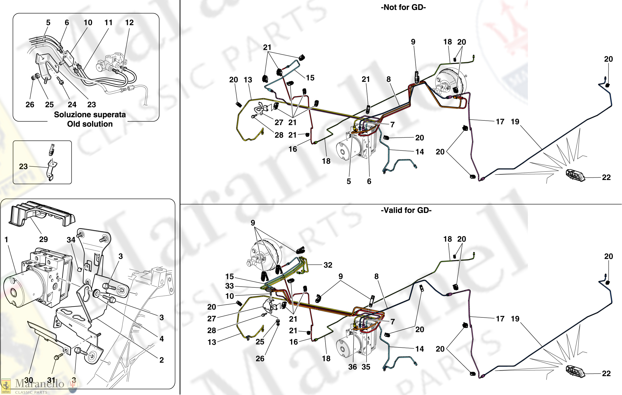 037 - BRAKE SYSTEM -Not applicable for GD-