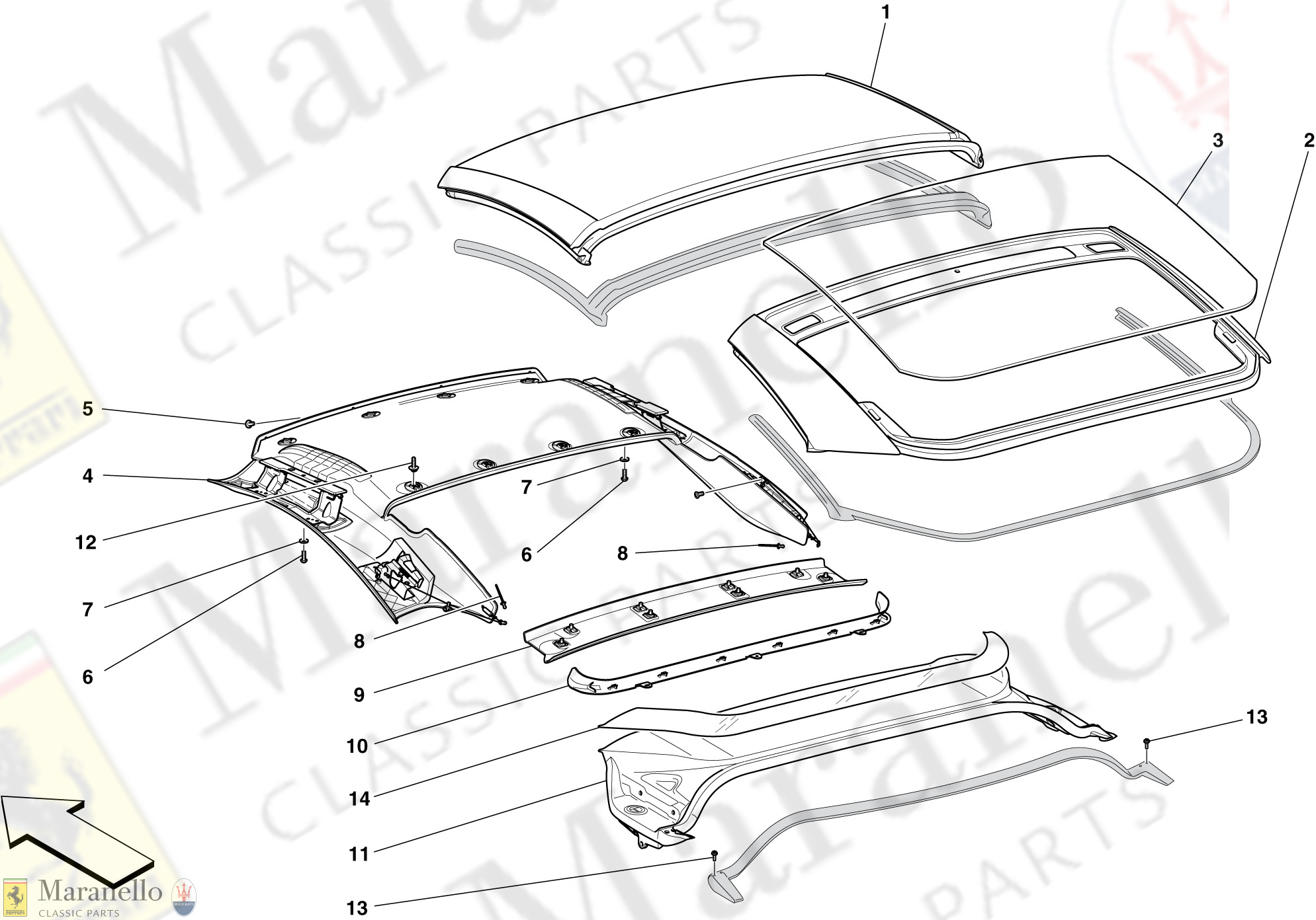 123 - Electric Roof: Trim