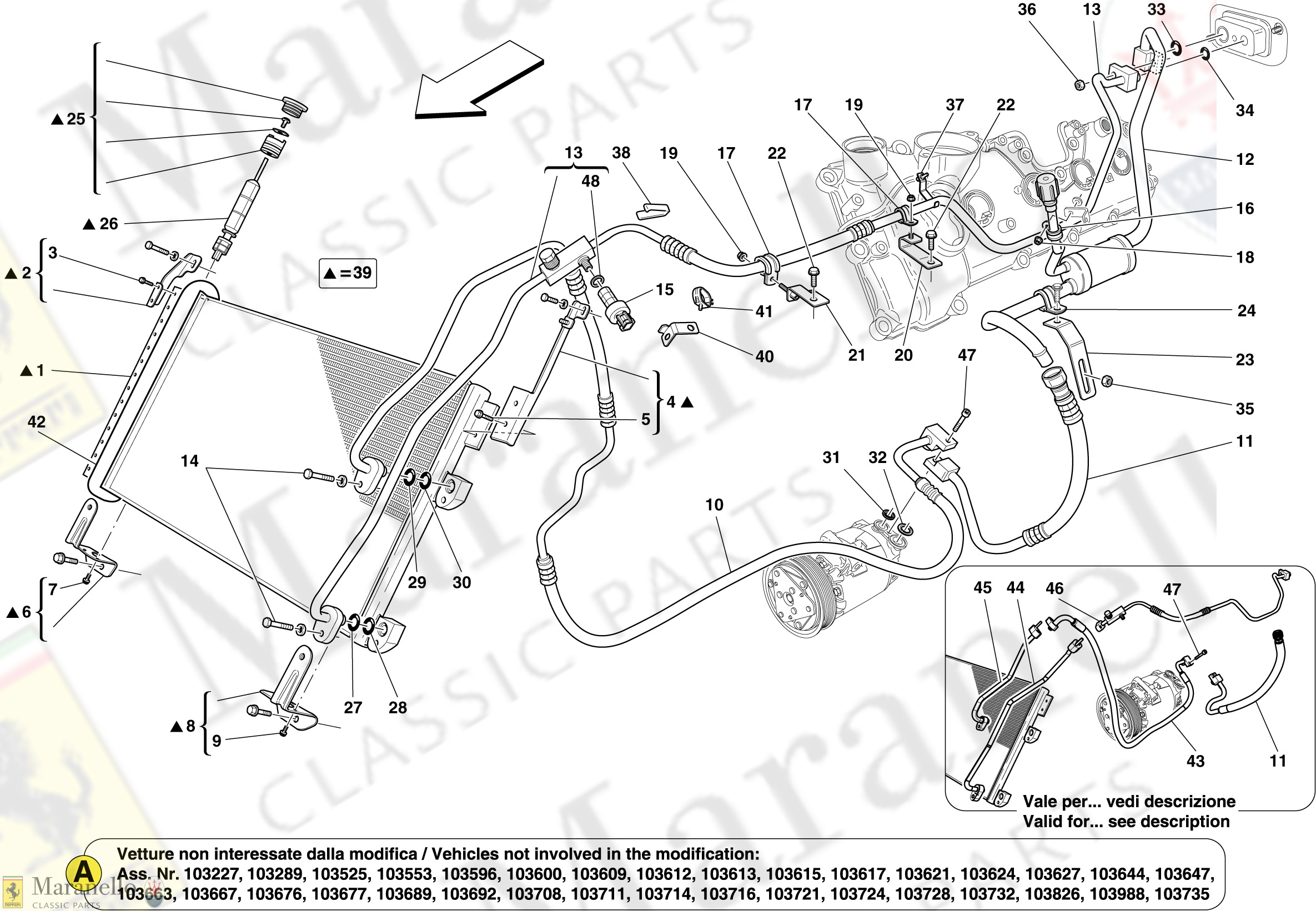 052 - Ac Unit: Components In Engine Compartment