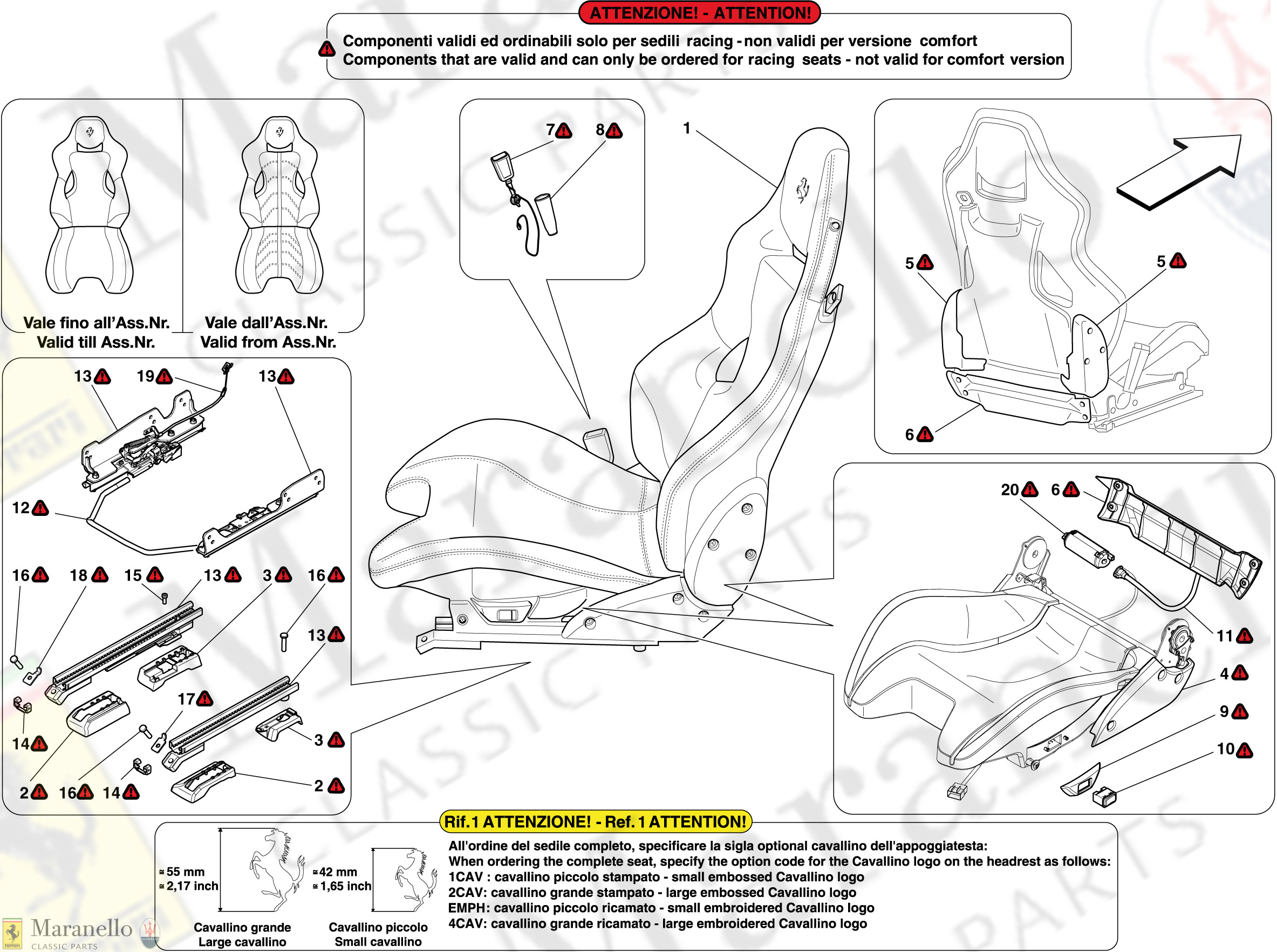 136 - Front Seat - Racing