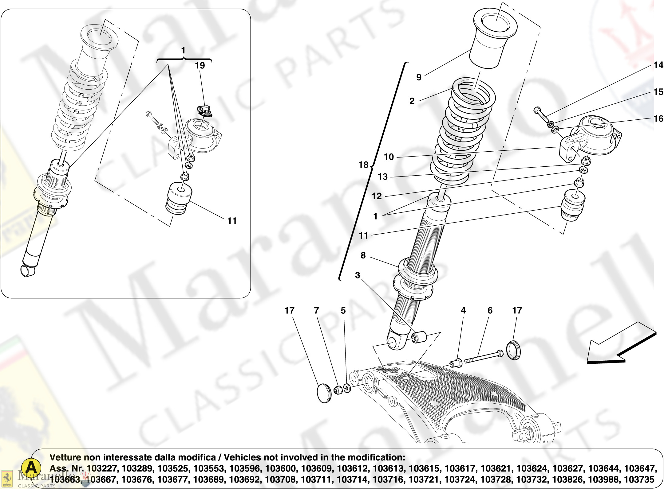 046 - Rear Shock Absorber Components