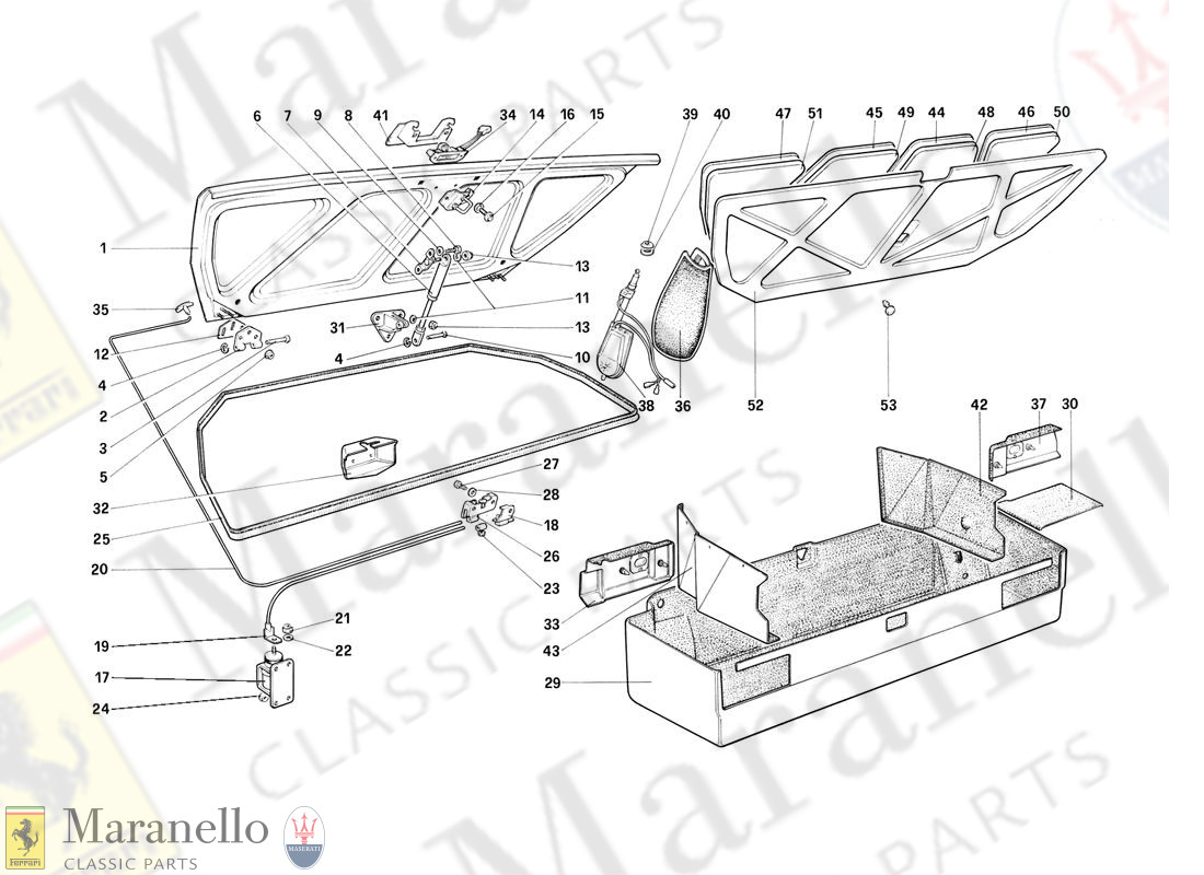 112 - Luggage Compartment Lid