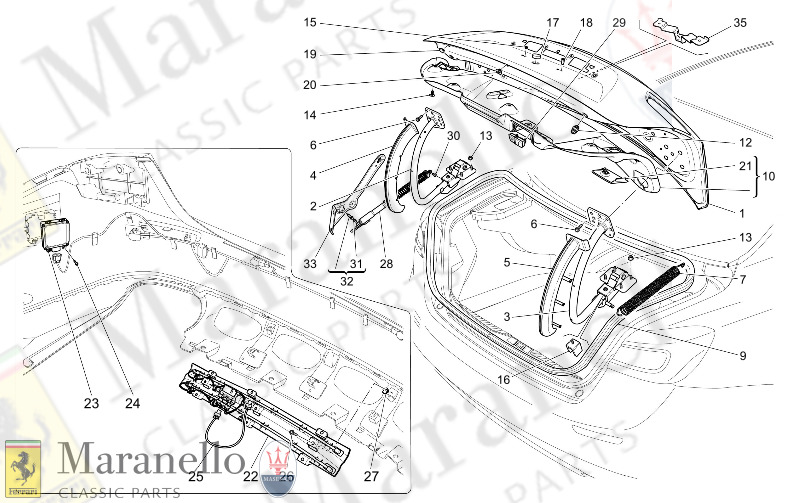 09.21 - 2 REAR LID      Available with Power Trunk