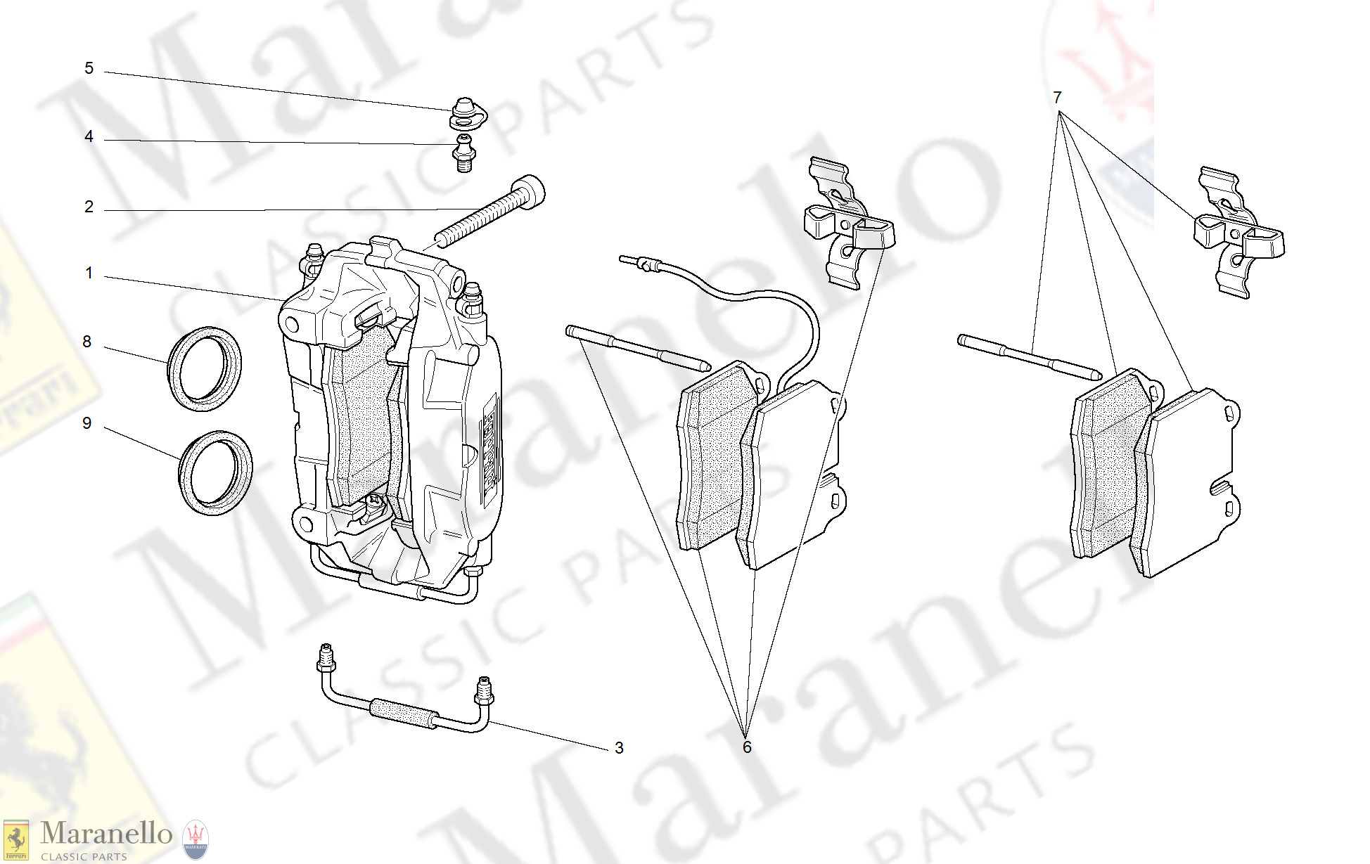 044 - Calipers For Front And Rear Brakes