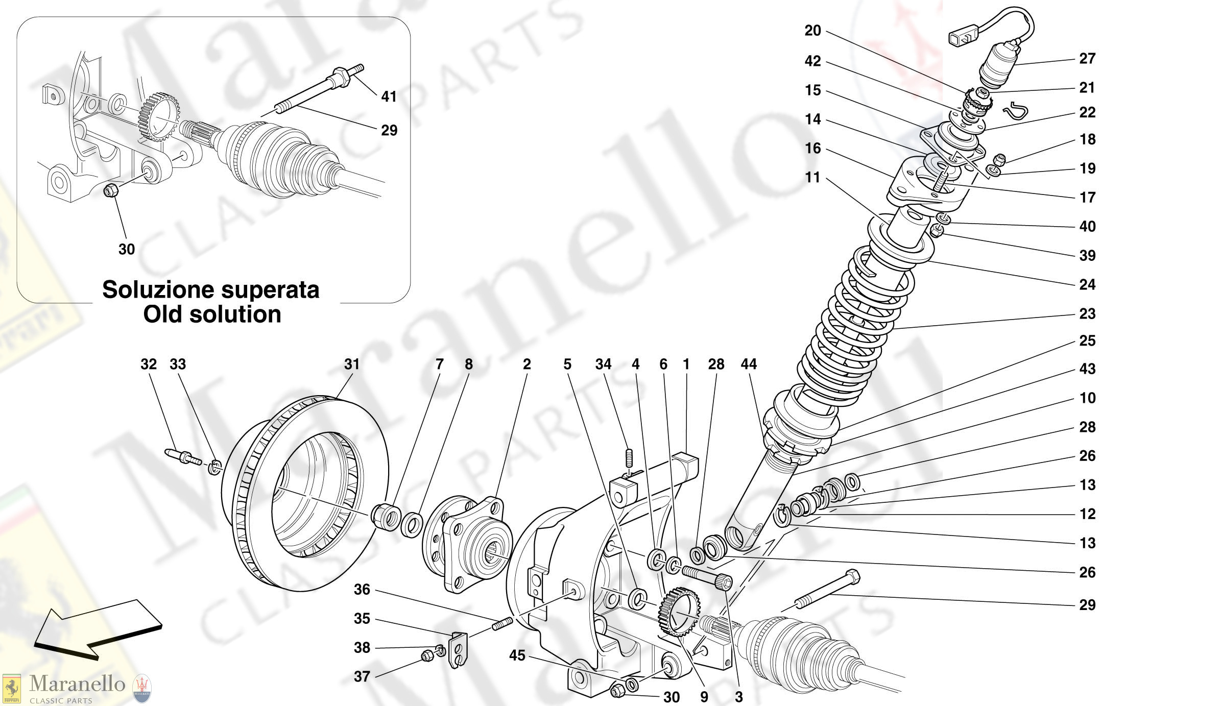 059 - Rear Suspension - Shock Absorber And Brake Disc