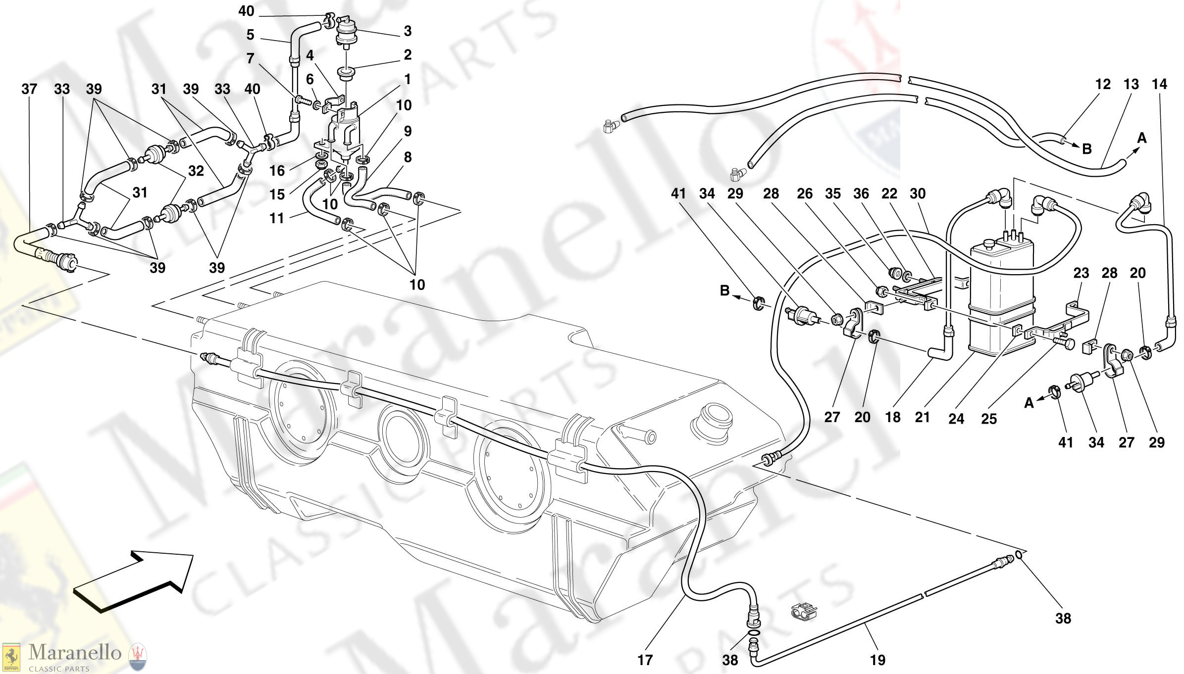 013 - Antievap. Device -Valid For Usa, Cdn And Aus From Car Ass. Nr. 26913-