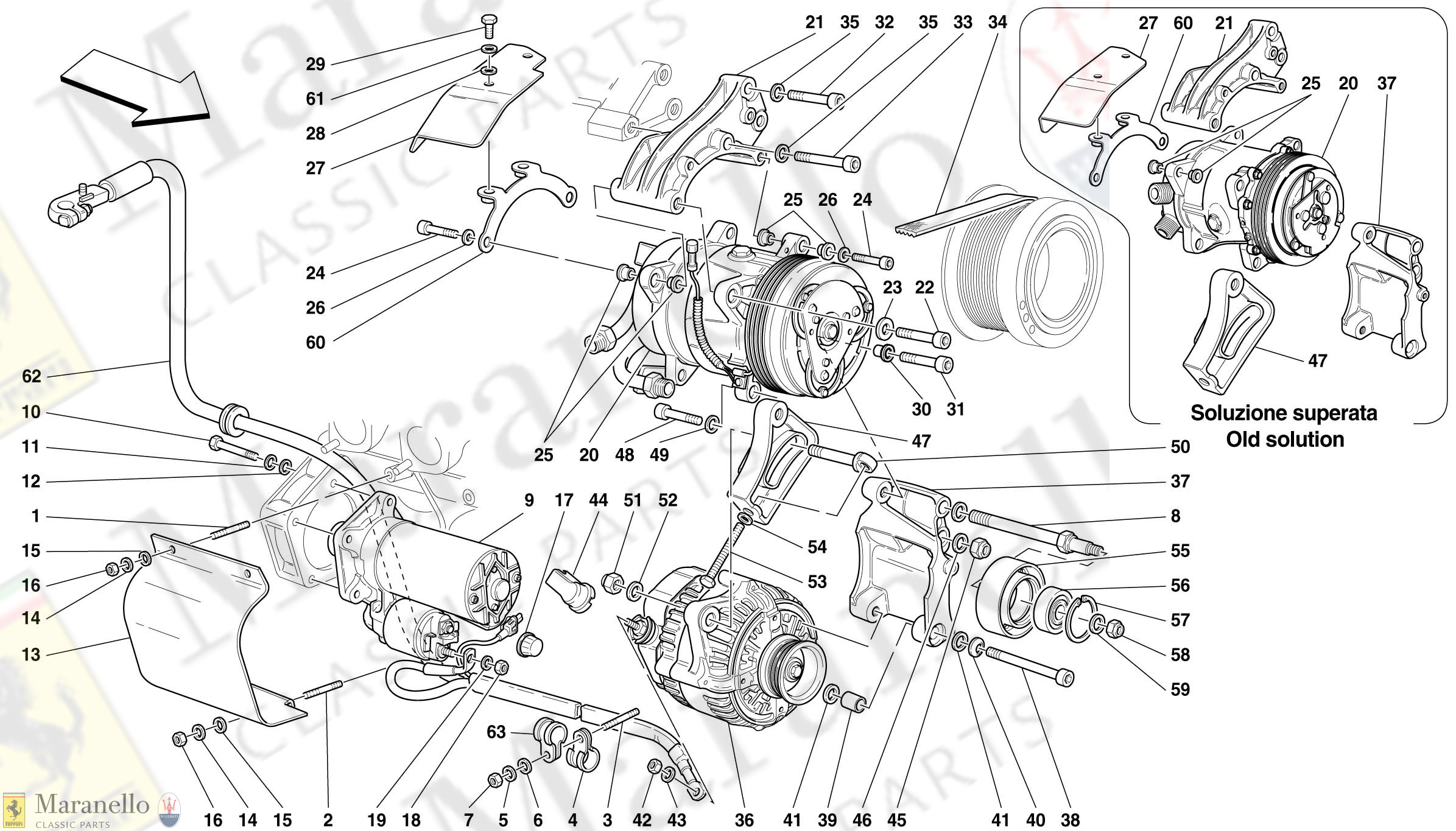 063 - Alternator - Starting Motor - Air Conditioning Compressor