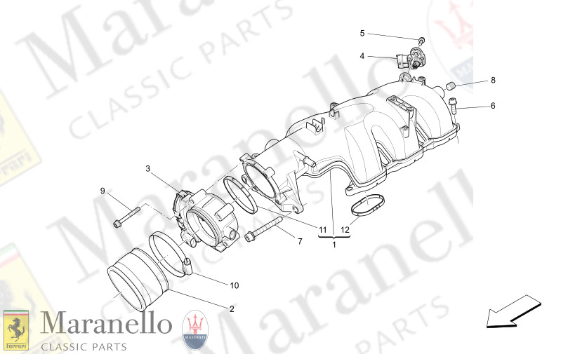 01.40 - 2 INTAKE MANIFOLD AND THROTTLE BODY