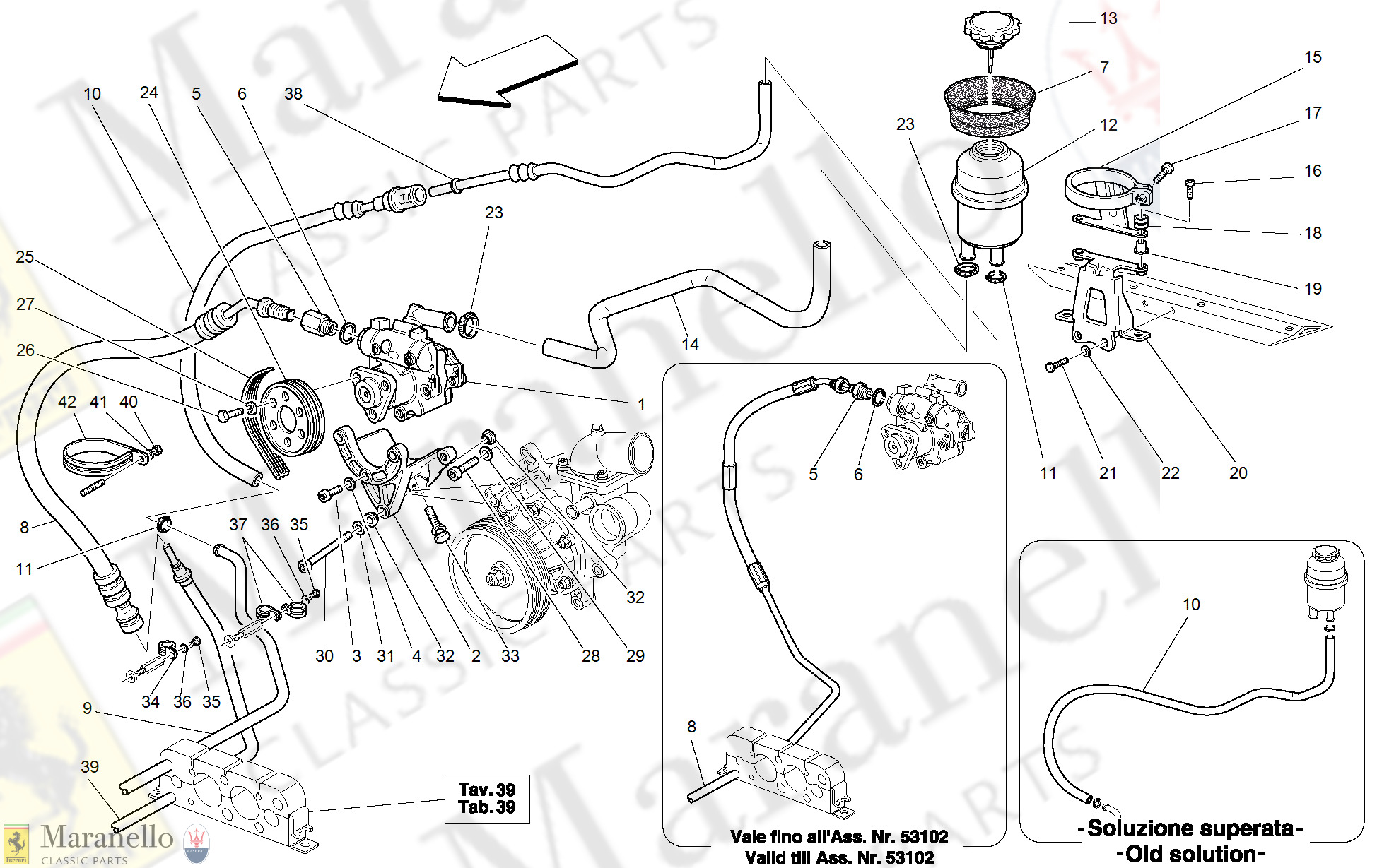 048 - Hydraulic Steering Pump And Tank