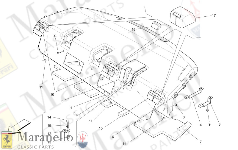 09.46 - 1 REAR PARCEL SHELF       Not available wi