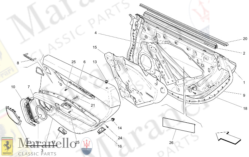 09.32 - 1 REAR DOORS TRIM PANELS