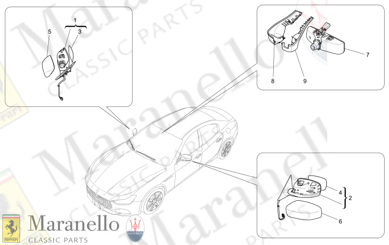 09.35 - 1 INTERNAL AND EXTERNAL REAR-VIEW MIRRORS