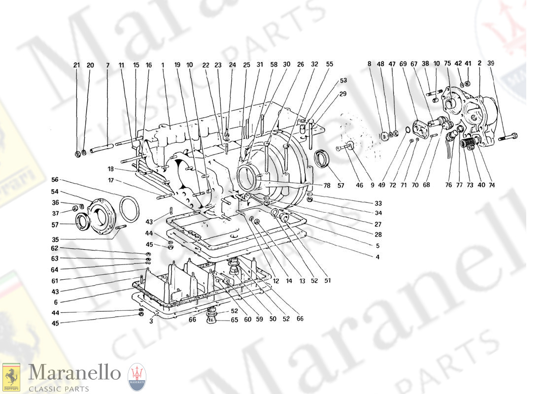 025 - Gearbox - Differential Housing And Oil Sump