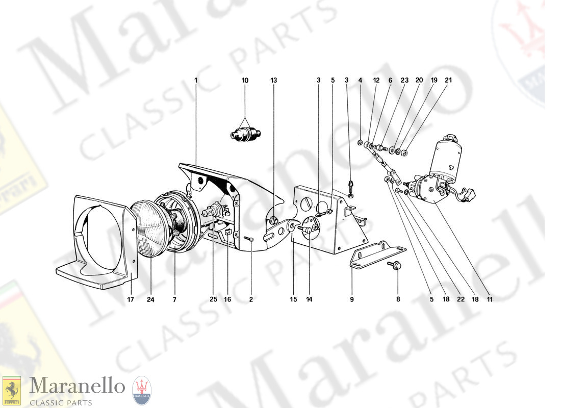 118 - Lights Lifting Device And Headlights