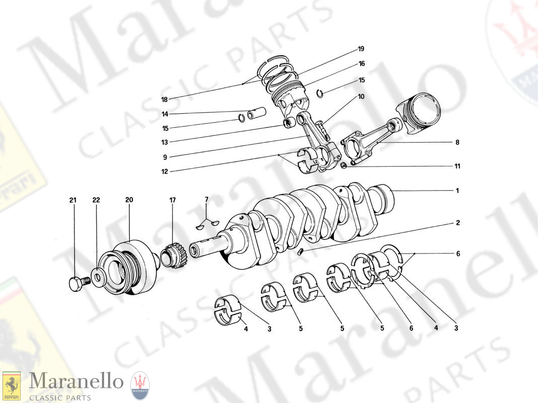 003 - Crankshaft - Connecting Rods And Pistons