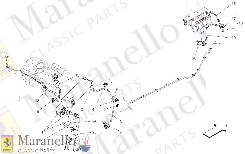 01.44 - 1 FUEL VAPOUR RECIRCULATION SYSTEM