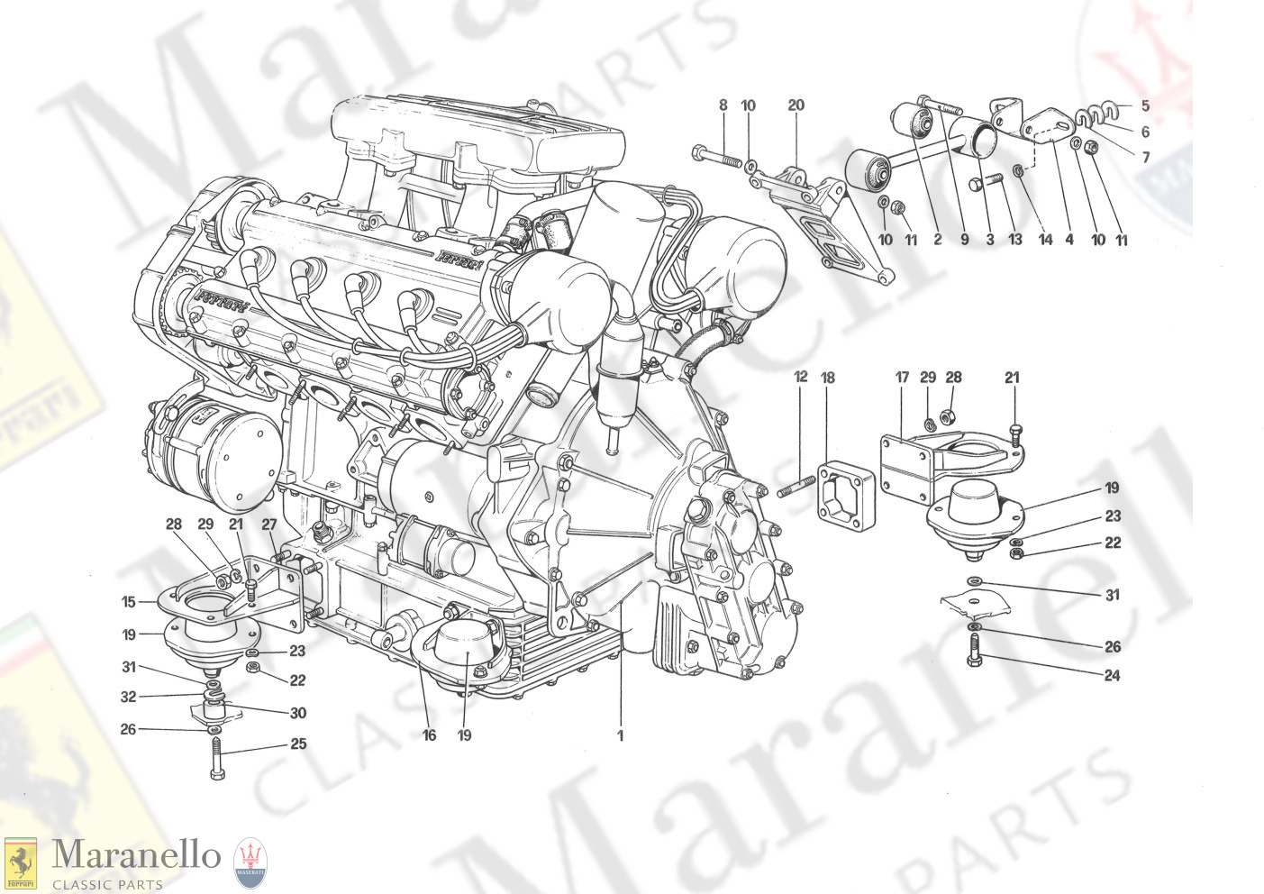 001 - Engine - Gearbox And Supports