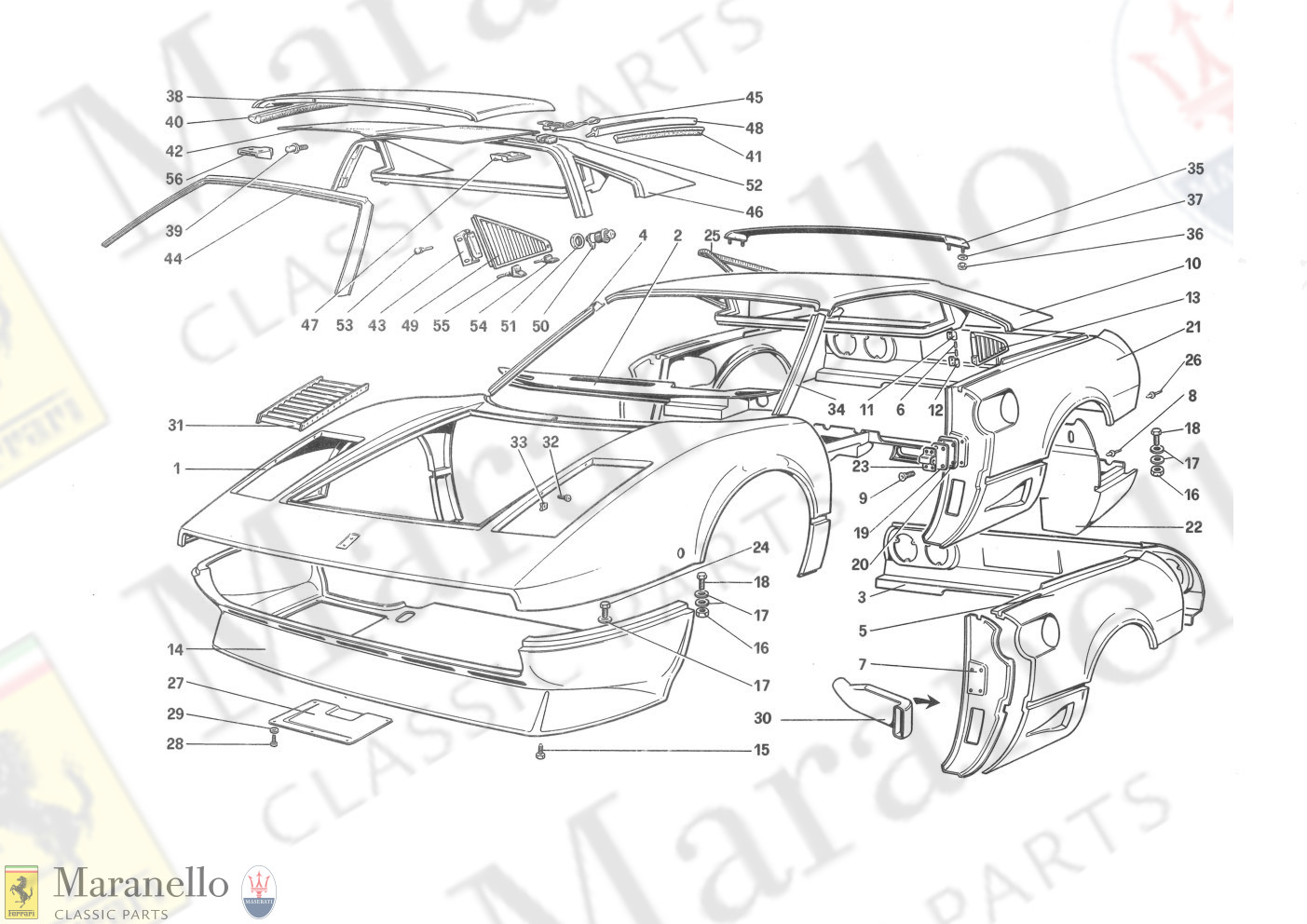 101 - Body Shell - Outer Elements