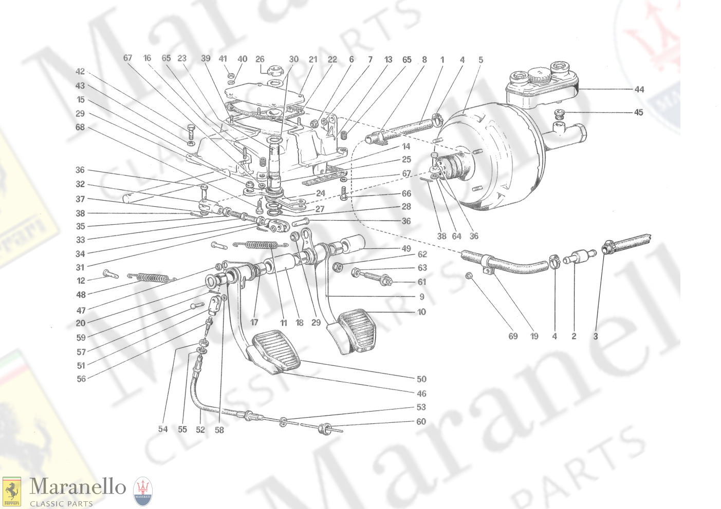 027 - Pedal Board - Brake And Clutch Controls