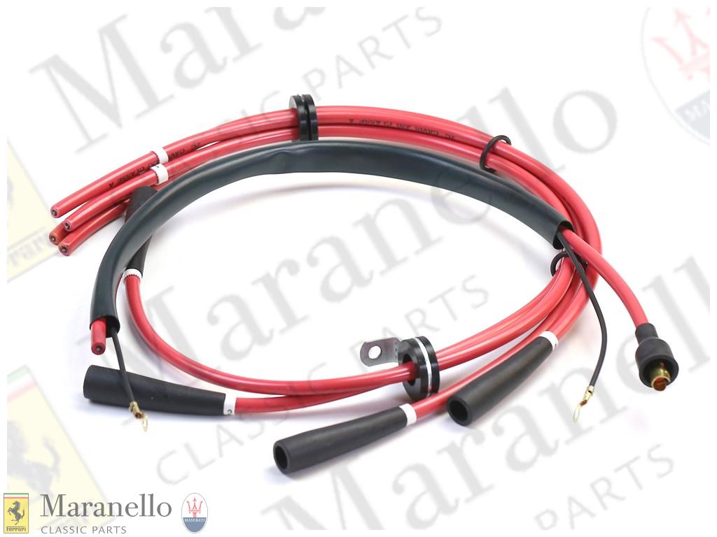 Red H.T. Cable Set - Cyl 5 - 8 - Single Bank 2 Dist version