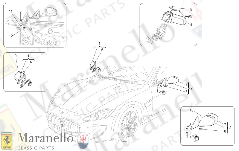 09.35 - 1 INTERNAL AND EXTERNAL REAR-VIEW MIRRORS