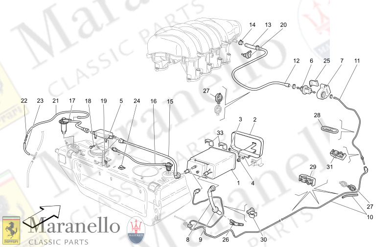 01.44 - 1 FUEL VAPOUR RECIRCULATION SYSTEM