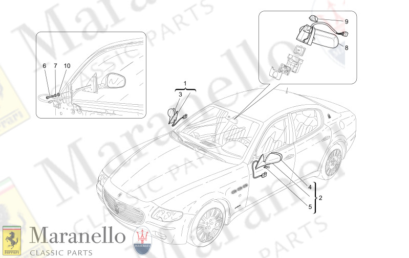 09.35 - 1 INTERNAL AND EXTERNAL REAR-VIEW MIRRORS