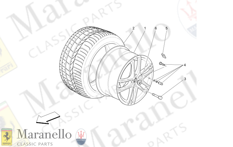 06.00 - 1 WHEELS AND TYRES      Available with MC