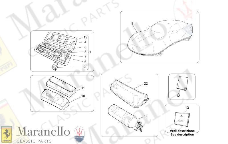 07.30 - 1 ACCESSORIES PROVIDED      Available with