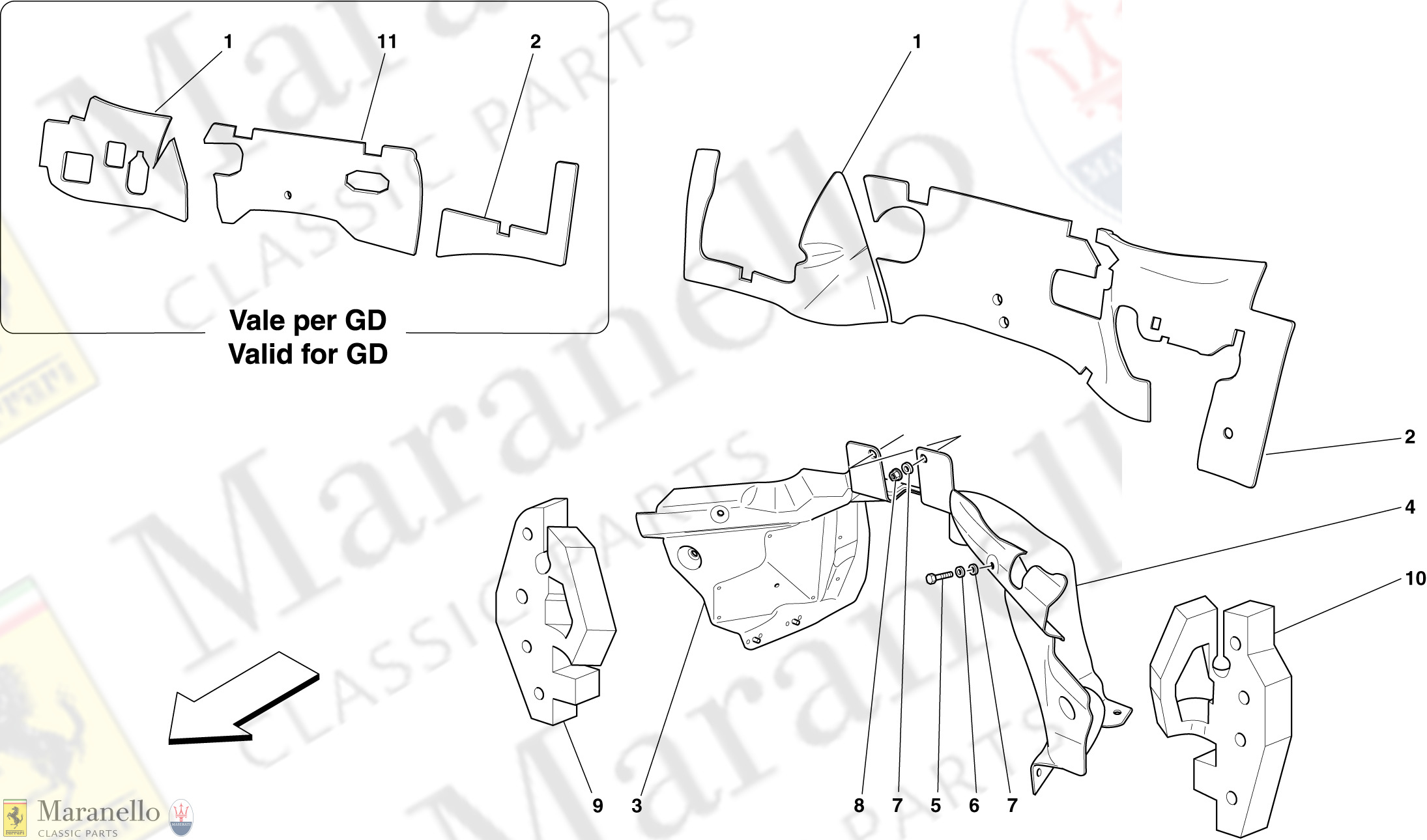 109 - Engine Compartment Firewall Insulation