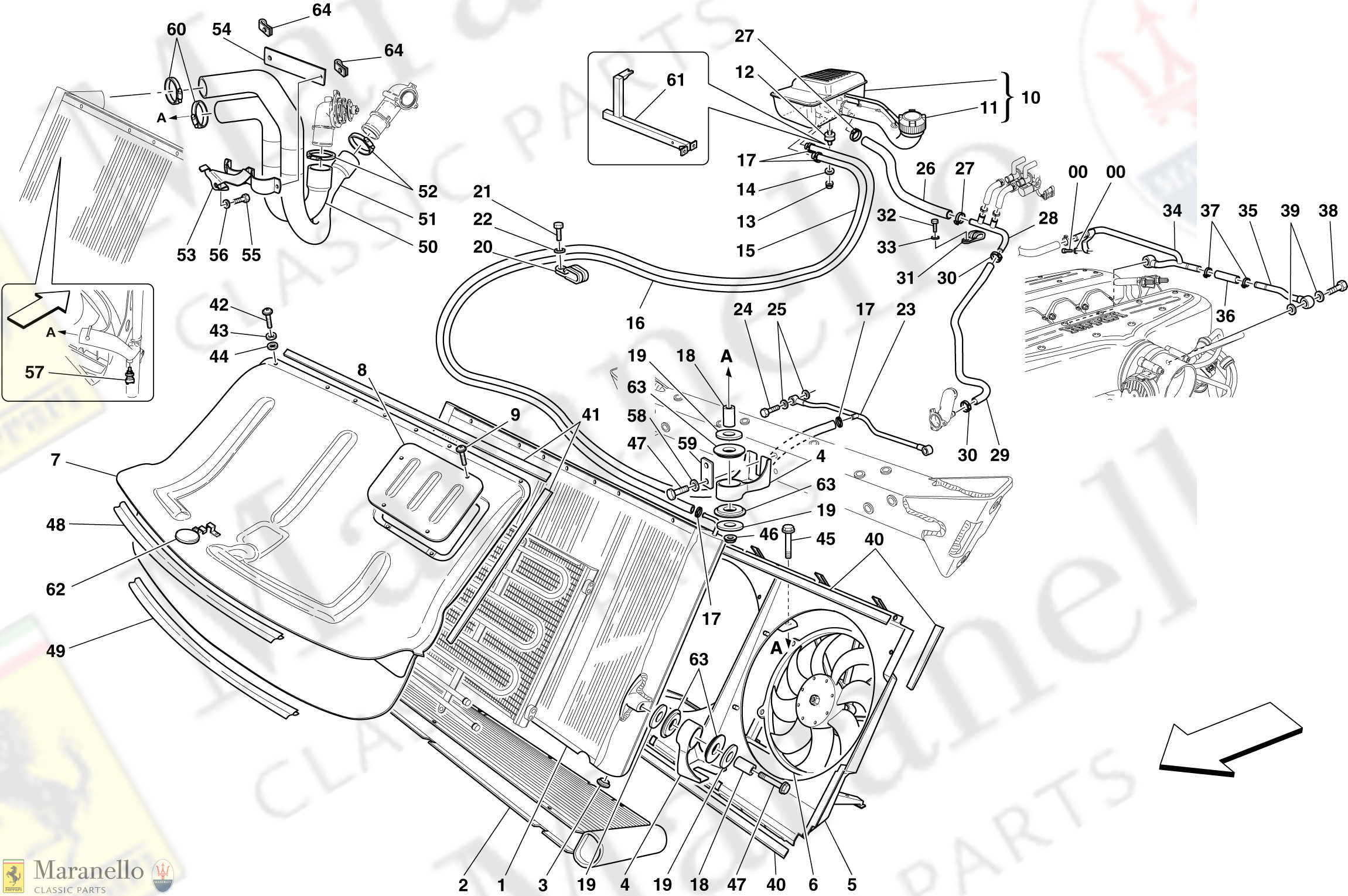 022 - Cooling System - Radiator And Header Tank