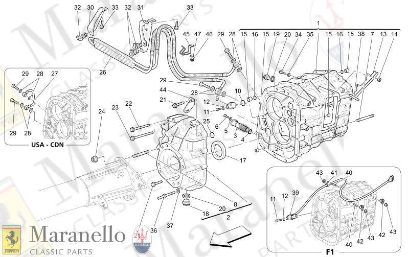 M3.10 - 1 GEARBOX HOUSINGS