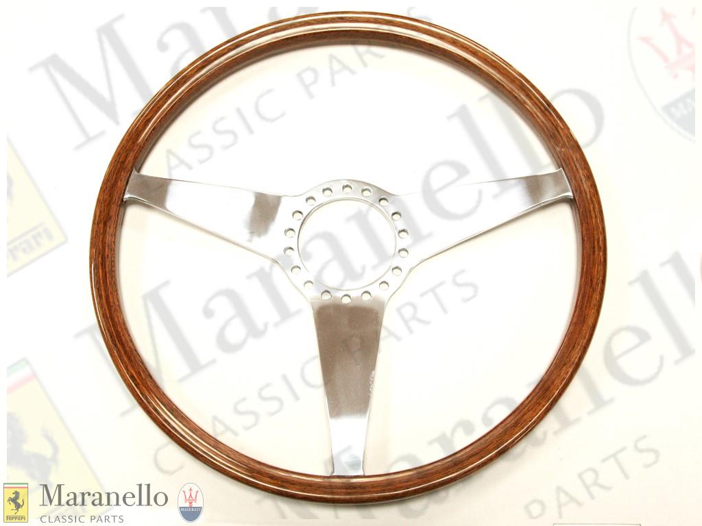 Wood Rim Steering Wheel 380mm dia 