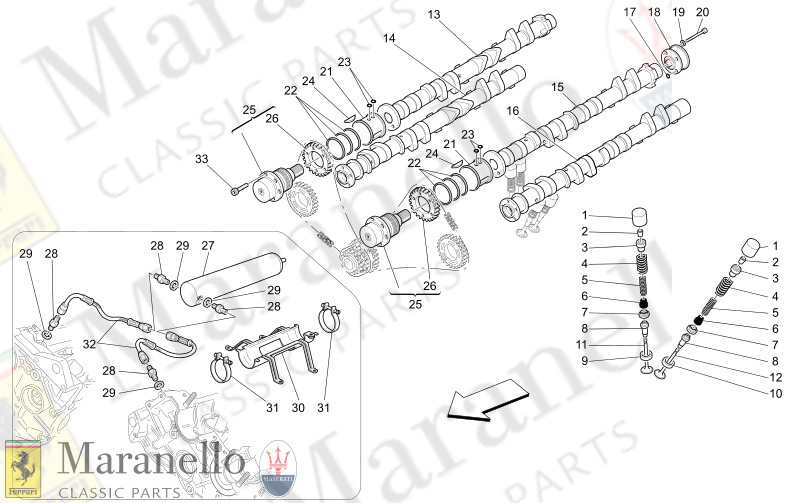 M1.22 - 1 TIMING - SHAFTS AND VALVES