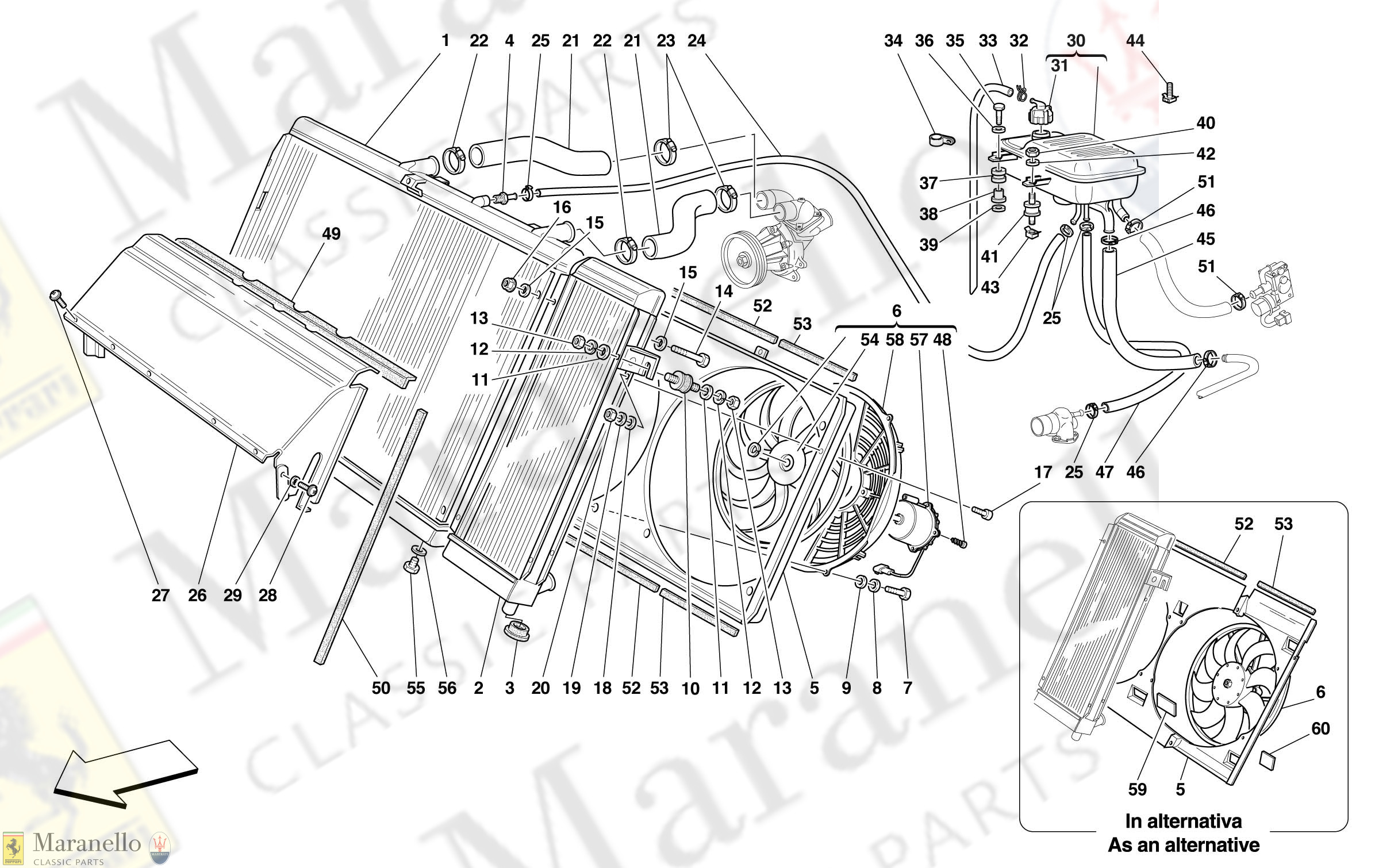 026 - Cooling System - Radiator And Nourice