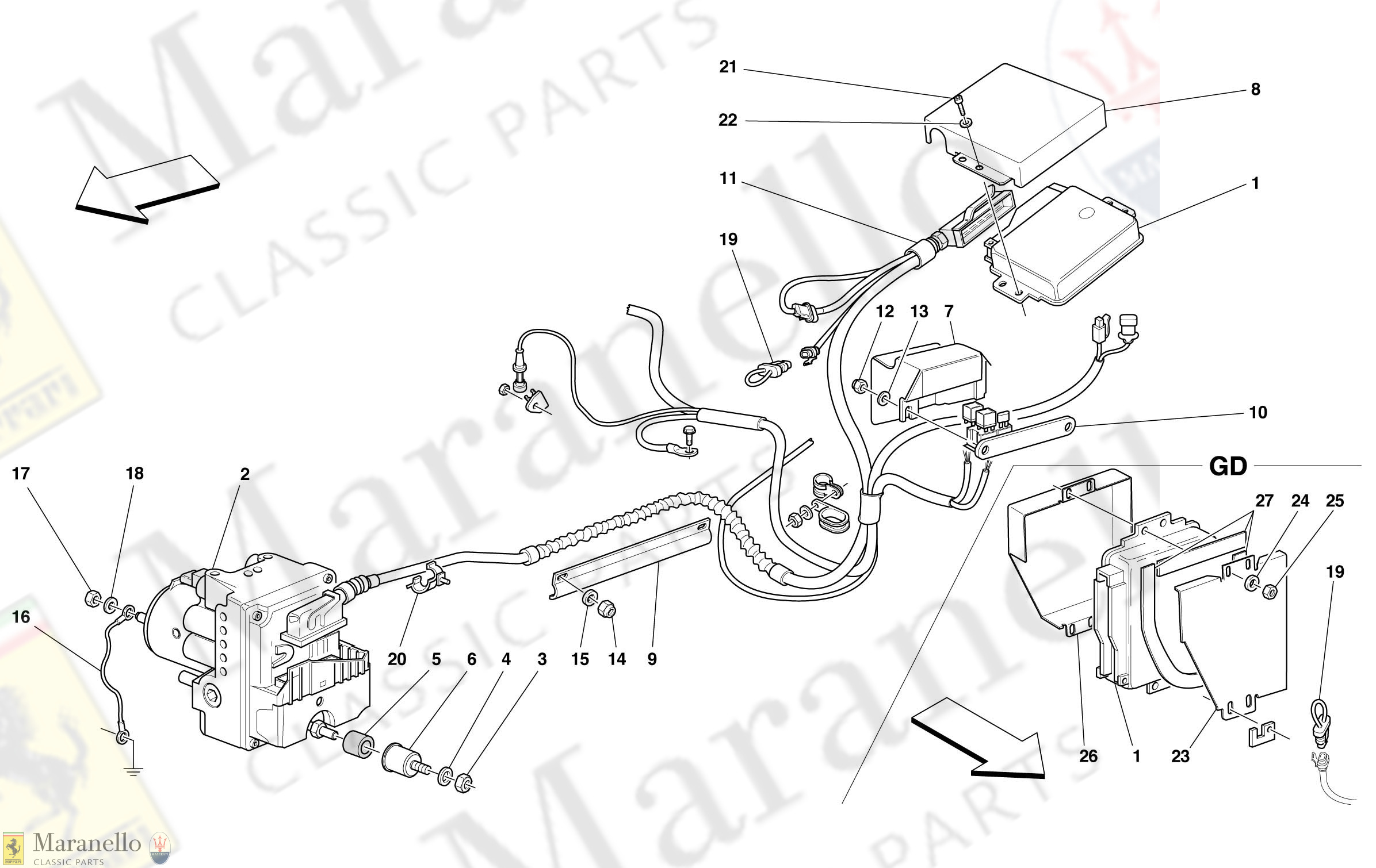 041 - Control Unit And Hydraulic Equipment For Abs/Asr System