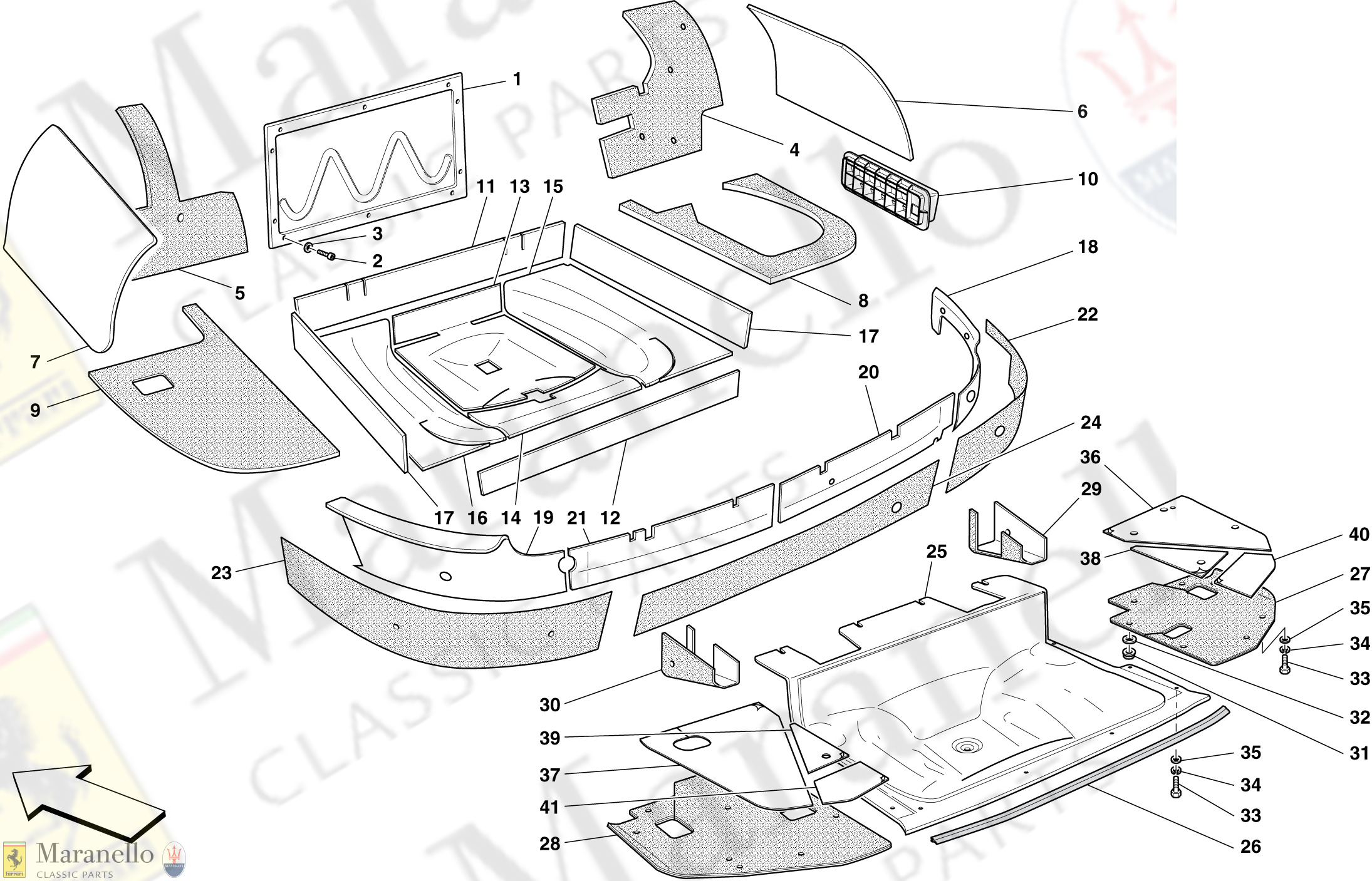 111 - Luggage Compartment Insulation